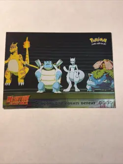 1999 Topps Pokemon Round One Equals Defeat Card Series 1 #26 - Image 1