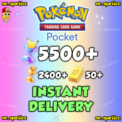 【INSTANT DELIVERY】Pokemon TCG Pocket Trading Card Game ⏳ 5500+ Hourglass - Image 1
