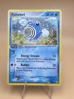Poliwhirl EX Fire Red & Leaf Green Pokemon TCG Holo Card 46/112 LP - Image 1