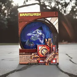 Bakugan Battle Brawlers | Brainwash 🔴 Red Ability Card | Darkus 🌘 Harpus - Image 1