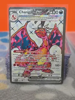 Charizard EX SVP056 Black Star Promo Card Obsidian Flames NM/Mint - Image 1