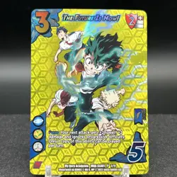 The Future is Now! MH04-CLR01 P 1/11 My Hero Academia Universus Card - Image 1