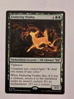 Enduring Vitality - R0176 Reg - Duskmourn - Magic the Gathering - NM - Image 1