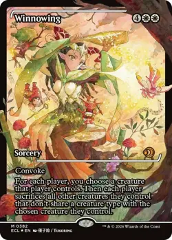 x1 Winnowing - Foil - Showcase M MTG Lorwyn Eclipsed M/NM, English - Image 1