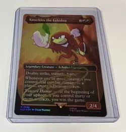 Knuckles the Echidna Secret Lair Drop Foil Signed - Image 1