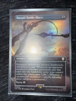 Nazgul Battle-Mace (Borderless) Commander: the Lord of the Rings Foil - Image 1