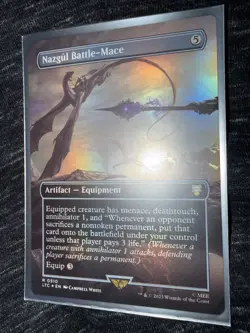 Nazgul Battle-Mace (Borderless) Commander: the Lord of the Rings Foil - Image 3
