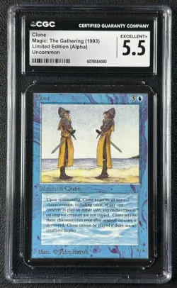 CLONE CGC 5.5 1993 MAGIC: THE GATHERING MTG LIMITED EDITION ALPHA 083 - Image 1