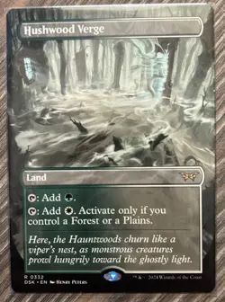 Hushwood Verge (Borderless) Duskmourn: House of Horror DSK Normal NM - Image 1