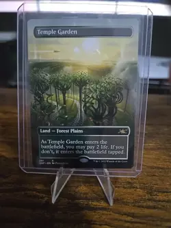 MTG Magic the Gathering Temple Garden (281/689) Unfinity NM - Image 1