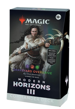 Modern Horizons 3 COMMANDER DECK GRAVEYARD OVERDRIVE MAGIC THE GATHERING - Image 1