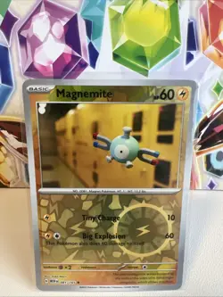 Magnemite 081/165 Reverse Holo Common - Pokemon 151 English Scarlet & Violet NM - Image 1