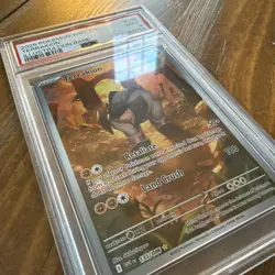 TERRAKION #135 ILLUSTRATION RARE 2025 POKEMON EN WHITE WHITE FLARE PSA 9 LOW POP - Image 2