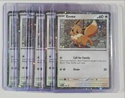 [5] EEVEE 2025 POKEMON SCARLET & VIOLET HOLO BLACK STAR PROMO A #200 Q4267 - Image 1