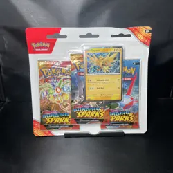 Pokemon TCG Surging Sparks 3 Pack Blister - Zapdos Quagsire Promo - Lot of 2 - Image 2