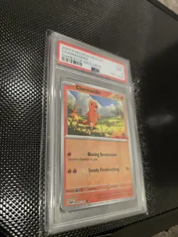 2023 Pokemon MEW EN Charmander GameStop Exclusive #004 PSA 9 MINT - Image 3