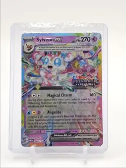 SYLVEON EX 2025 POKEMON PRISMATIC EVOLUTIONS SURPRISE BOX STAMP 41/131 Q0165 - Image 1