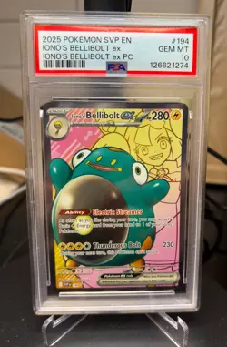 PSA 10 Iono’s Bellibolt ex 194/Promo - SVP Scarlet Violet - Cute Pokemon - Image 5
