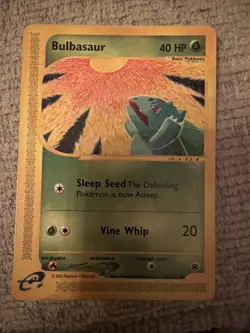 Pokemon TCG Bulbasaur Expedition Base Set Card 95/165 Regular - Image 1