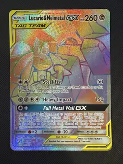 Pokemon TCG Lucario & Melmetal GX Tag Team Unbroken Bonds Card 224/214 - Image 1