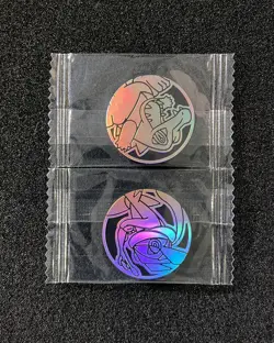 2025 Pokemon Glow In The Dark Gyarados Palkia Rainbow Foil Sealed Lot*2 LU57 - Image 1
