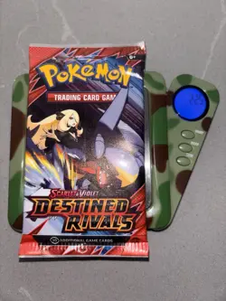22.5g! HEAVY Pokemon Destined Rivals Booster Pack Sealed 2025 - Garchomp Art -BB - Image 1