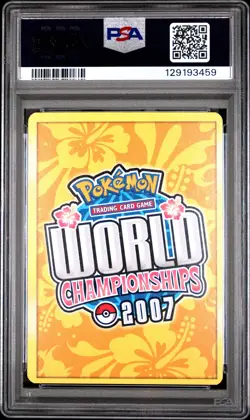 2007 POKEMON WORLD CHAMPIONSHIPS PROMO LEGEND ASCENT DECK #69 EEVEE PSA 9 - Image 2