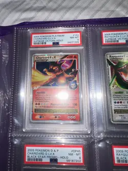 Pokemon Charizard G Lv.X Supreme Victors Holo Ultra Rare #143 PSA 8 - Image 1
