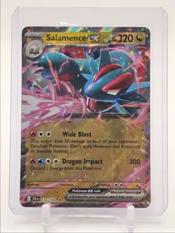 SALAMENCE EX 2025 POKEMON JOURNEY TOGETHER DOUBLE RARE 114/159 Q0165 - Image 1
