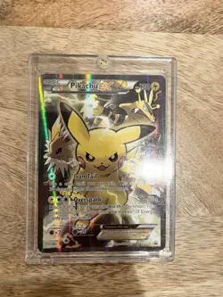 Pokemon TCG Pikachu EX XY124 XY Black Star Promo - Image 1