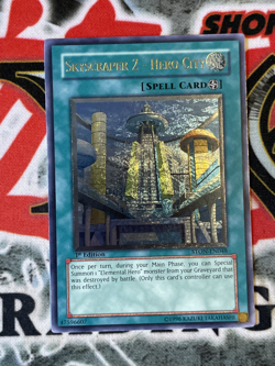 Yu-Gi-Oh Skyscraper 2 Hero City STON-EN048 1st Edition Ultimate Rare VLP/NM - Image 1