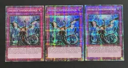 2025 YUGIOH MP25 1ST ED STARLIGHT RARE INFINITE IMPERMANENCE X3 NM SET - Image 1