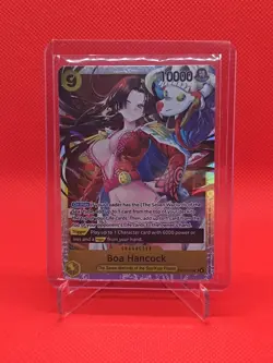 Boa Hancock One Piece The Azure Sea's Seven #OP14-112 SR Super Rare Holo Foil - Image 1