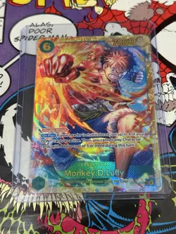 One Piece TCG Monkey D. Luffy SEC OP13-118 English Secret Rare - Image 1