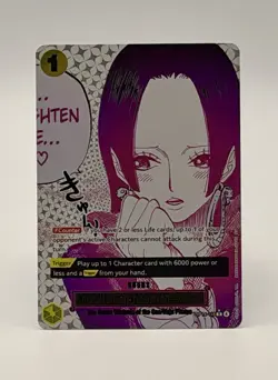 You’ll Frighten Me (Alternate Art) OP14-118 One Piece-The Azure Sea’s Seven Foil - Image 1