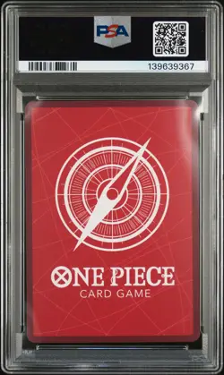 2025 ONE PIECE PROMOS DODGERS X ONE PIECE NIGHT #010 MONKEY D. LUFFY PSA 9 - Image 2