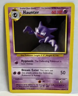 Pokemon TCG Haunter Base Set, Unlimited Uncommon Card 29/102 Vintage - Image 1