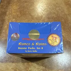 TSR Spellfire Runes & Ruins Set 8 Booster Box 1st Edition 1996 Sealed 480 Cards - Image 2