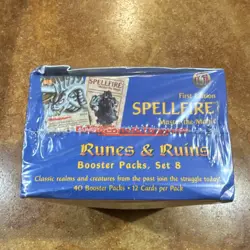 TSR Spellfire Runes & Ruins Set 8 Booster Box 1st Edition 1996 Sealed 480 Cards - Image 5