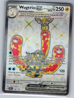 Wugtrio ex - 190/162 SV05: Temporal Forces - Pokemon Card - NM - Image 1