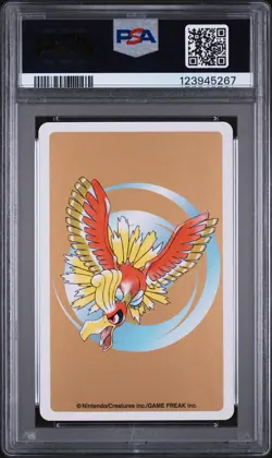 2000 POKEMON GOLD VERSION PLAYING CARDS 5 OF HEARTS #196A ESPEON PSA 9 - Image 2
