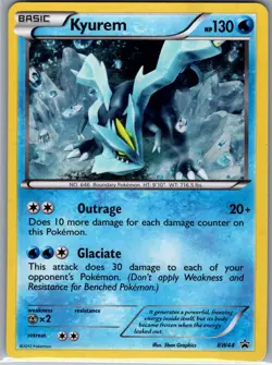 Kyurem - BW44 Holo Black and White Promos - Pokemon Card - LP - Image 1