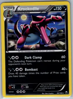 Krookodile 066/108 Holo - Dark Explorers - Pokemon Card - NM - Image 1