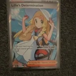 Pokemon TCG Lillie's Determination Trainer Supporter Holo Card English Nintendo - Image 3