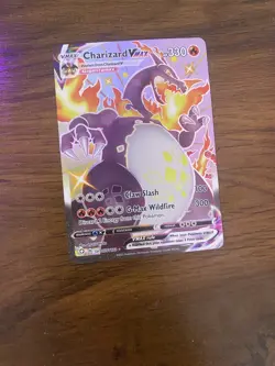Pokemon Charizard VMAX SV107/SV122 Shining Fates Shiny Vault Holo Full Art Card - Image 1