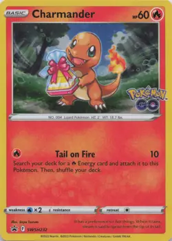 Charmander Promo SWSH: Sword & Shield Promo Cards SWSH232 NM - Image 1