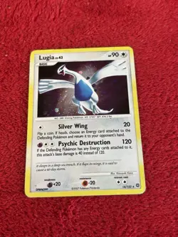 Lugia 14/132 Secret Wonders Holo Pokemon Card Played Holo Bleed ! - Image 1