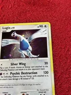 Lugia 14/132 Secret Wonders Holo Pokemon Card Played Holo Bleed ! - Image 3