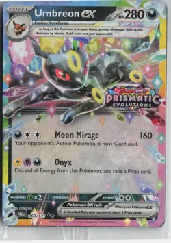 Umbreon ex - (Prismatic Evolutions Stamp) GX Promo Miscellaneous Cards & Product - Image 1