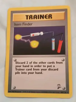 Item Finder 103/130 Base Set 2 Vintage Pokemon Card - Image 1